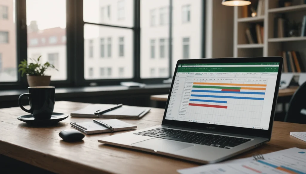 faire un retro planning excel