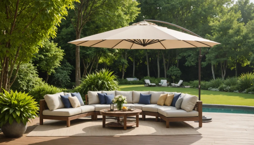comment stabiliser un parasol déporté