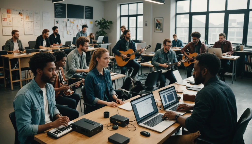 emploi dans la musique